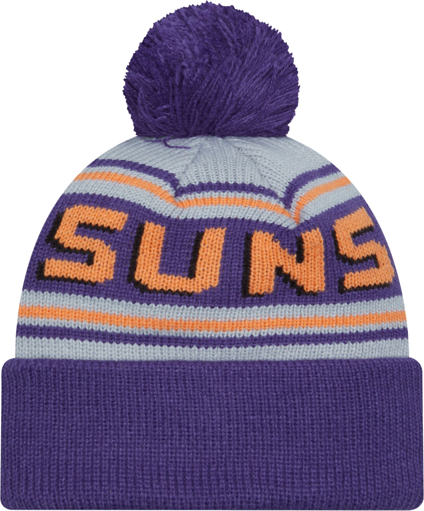 New Era Adult Phoenix Suns Purple Cheer Knit Hat