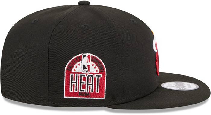 New Era Men's 2022-23 City Edition Miami Heat 9FIFTY Adjustable Hat, Black