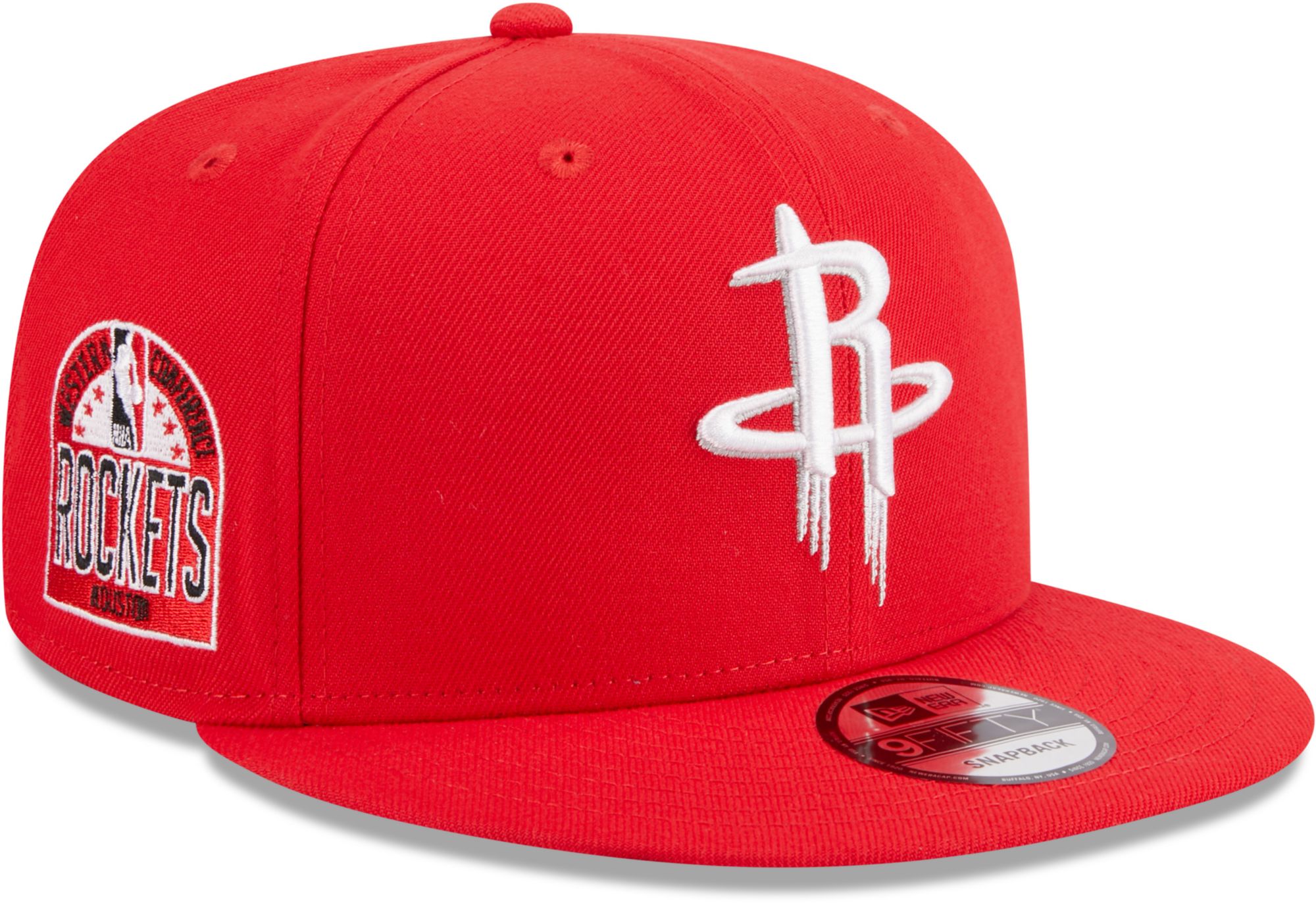 New Era Adult Houston Rockets Red 9Fifty Adjustable Hat