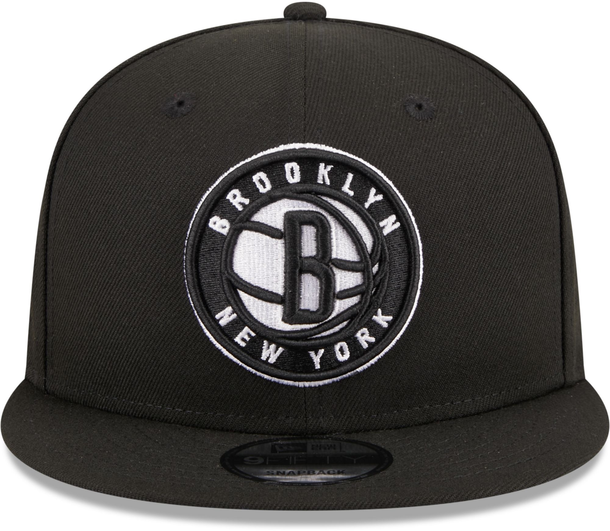 New Era Brooklyn Nets Black 9Fifty Adjustable Hat