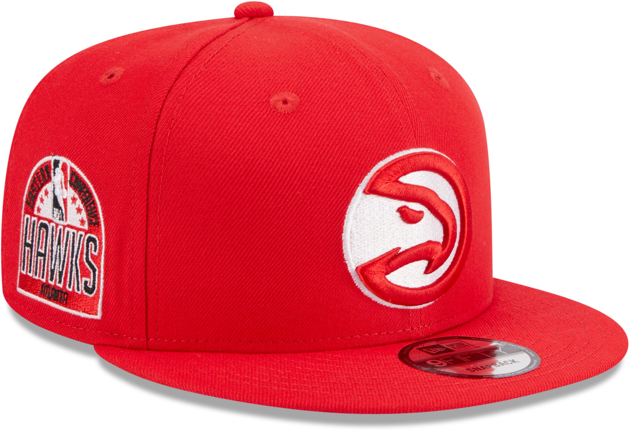 New Era Adult Atlanta Hawks Red 9Fifty Adjustable Hat