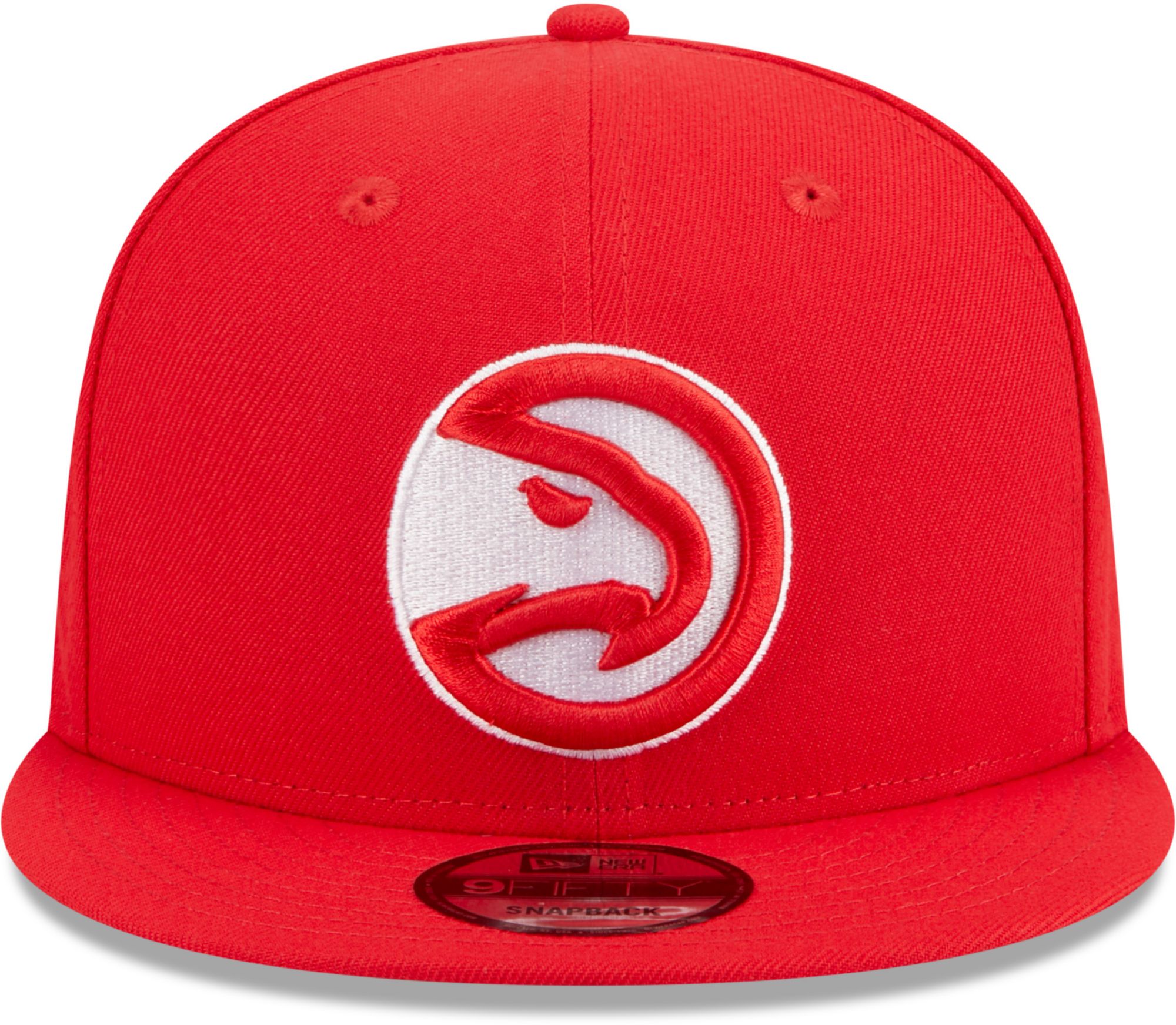 New Era Adult Atlanta Hawks Red 9Fifty Adjustable Hat