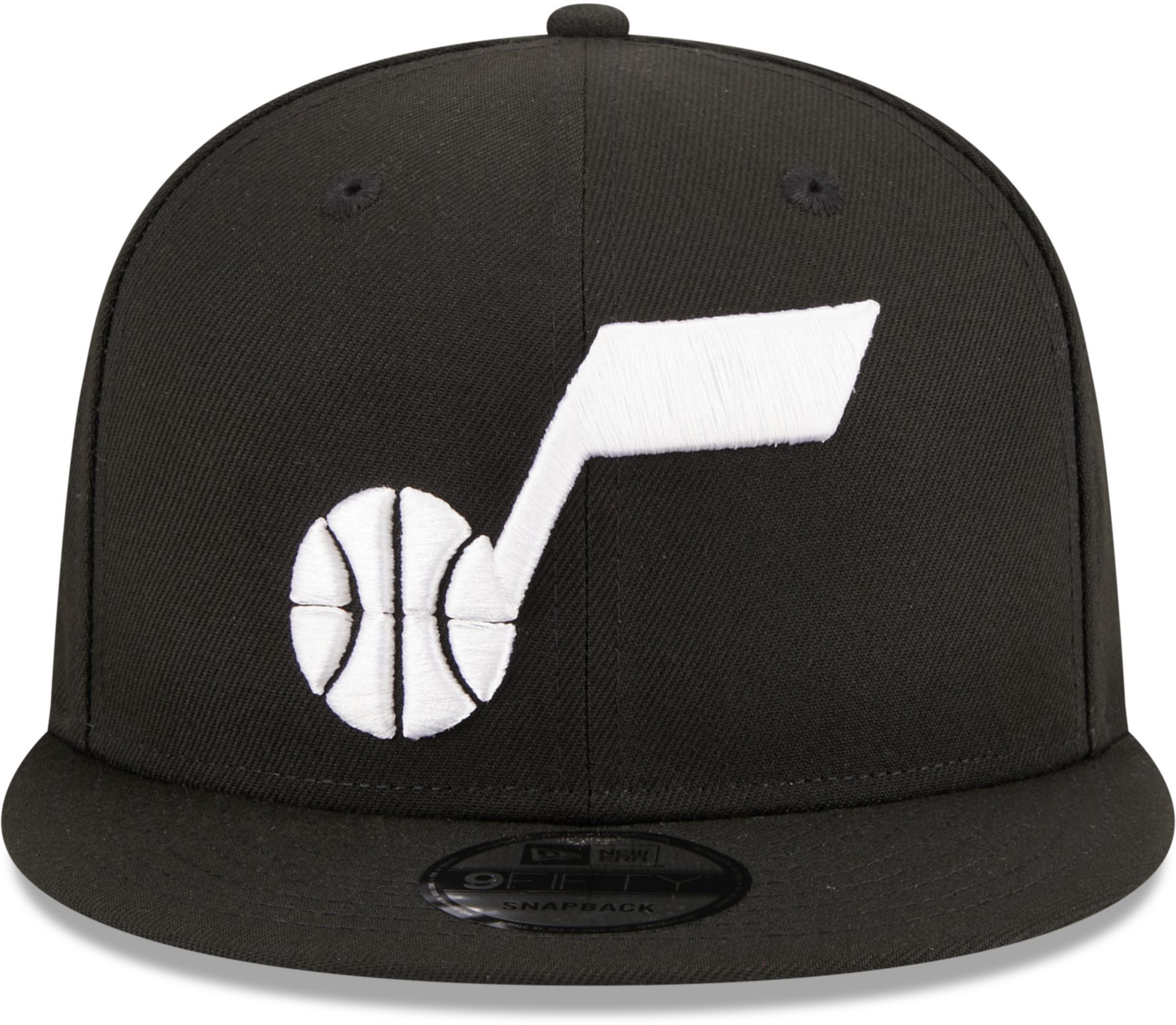 New Era Adult Utah Jazz Black 9Fifty Adjustable Hat product image
