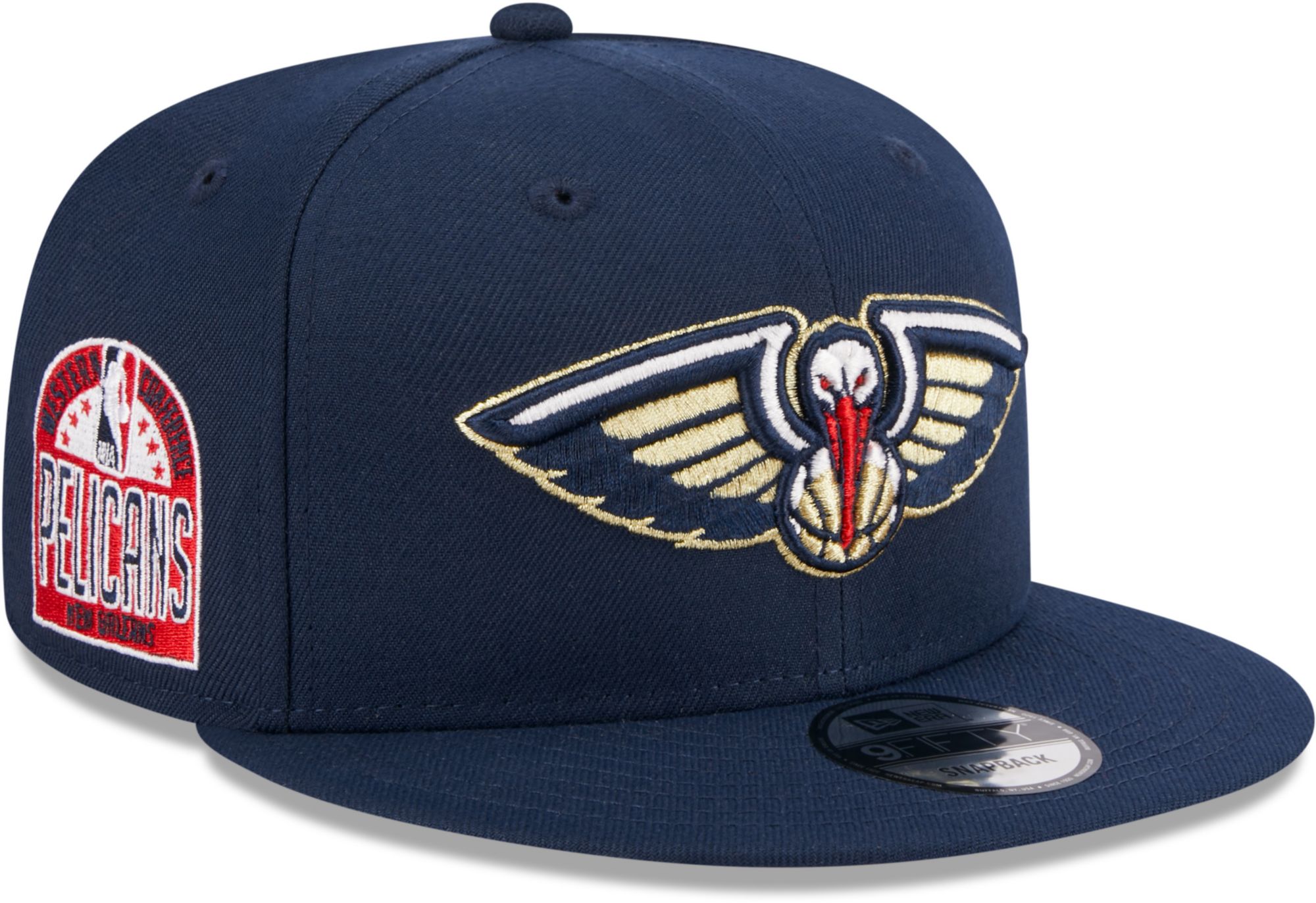 New Era Adult New Orleans Pelicans Blue 9Fifty Adjustable Hat