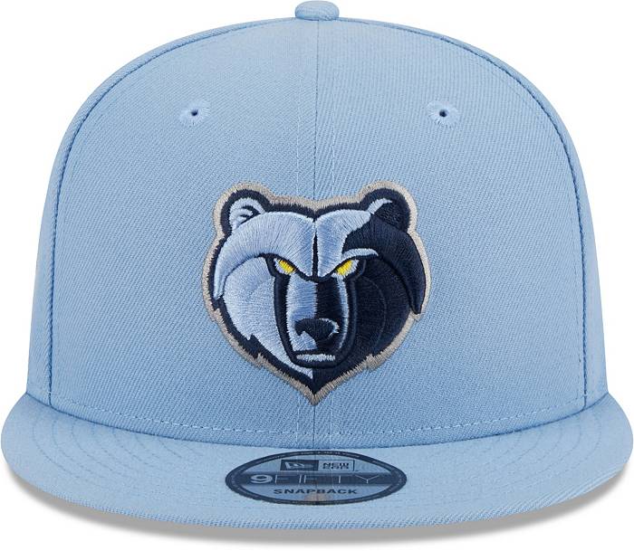 New Era Adult Memphis Grizzlies Text 59FIFTY Hat, Men's, Size 7 1/2, Blue