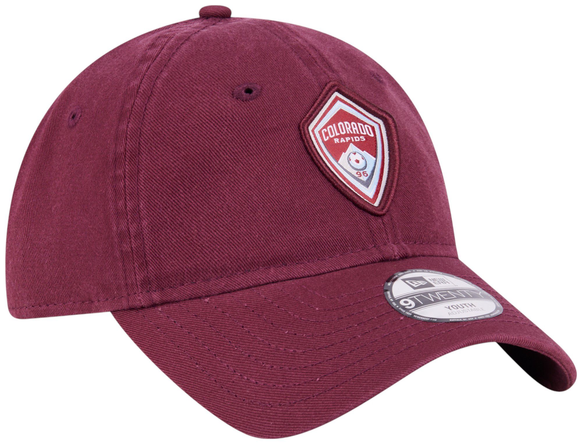 New Era Youth Colorado Rapids Maroon Logo 9Twenty Adjustable Hat product image