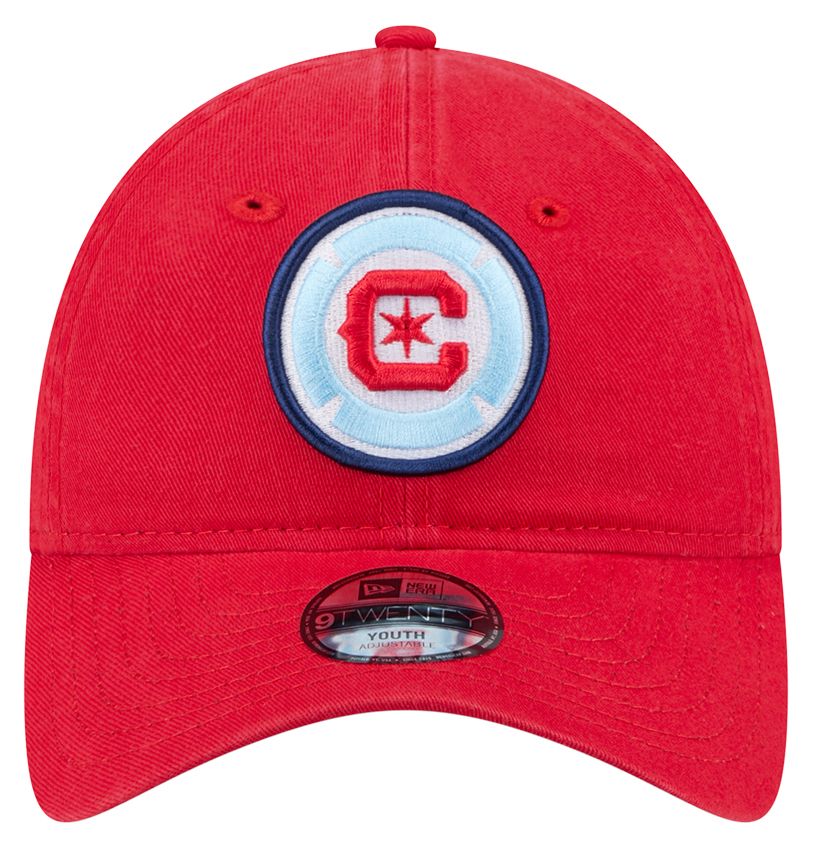 New Era Youth Chicago Fire Red Logo 9Twenty Adjustable Hat product image
