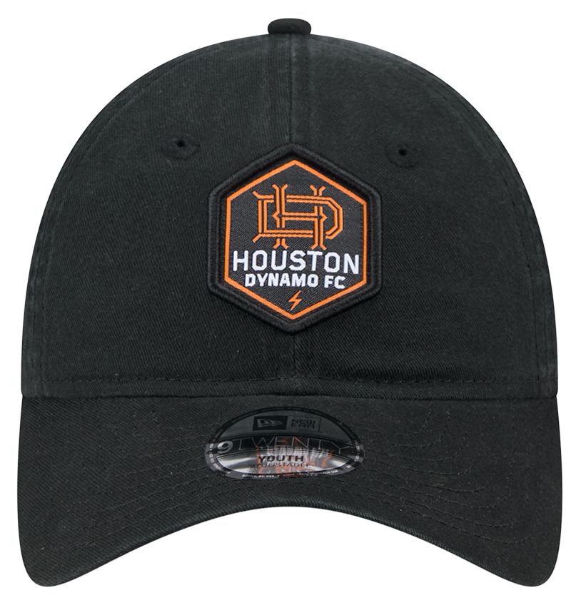 New Era Youth Houston Dynamo Black Logo 9Twenty Adjustable Hat product image