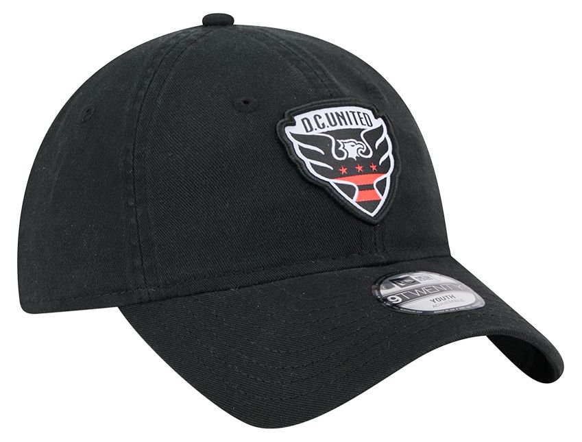 New Era Youth D.C. United Black Logo 9Twenty Adjustable Hat product image