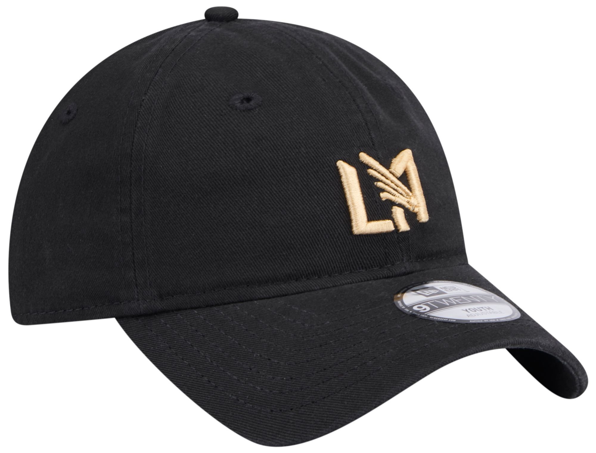 New Era Youth Los Angeles FC Black Logo 9Twenty Adjustable Hat product image