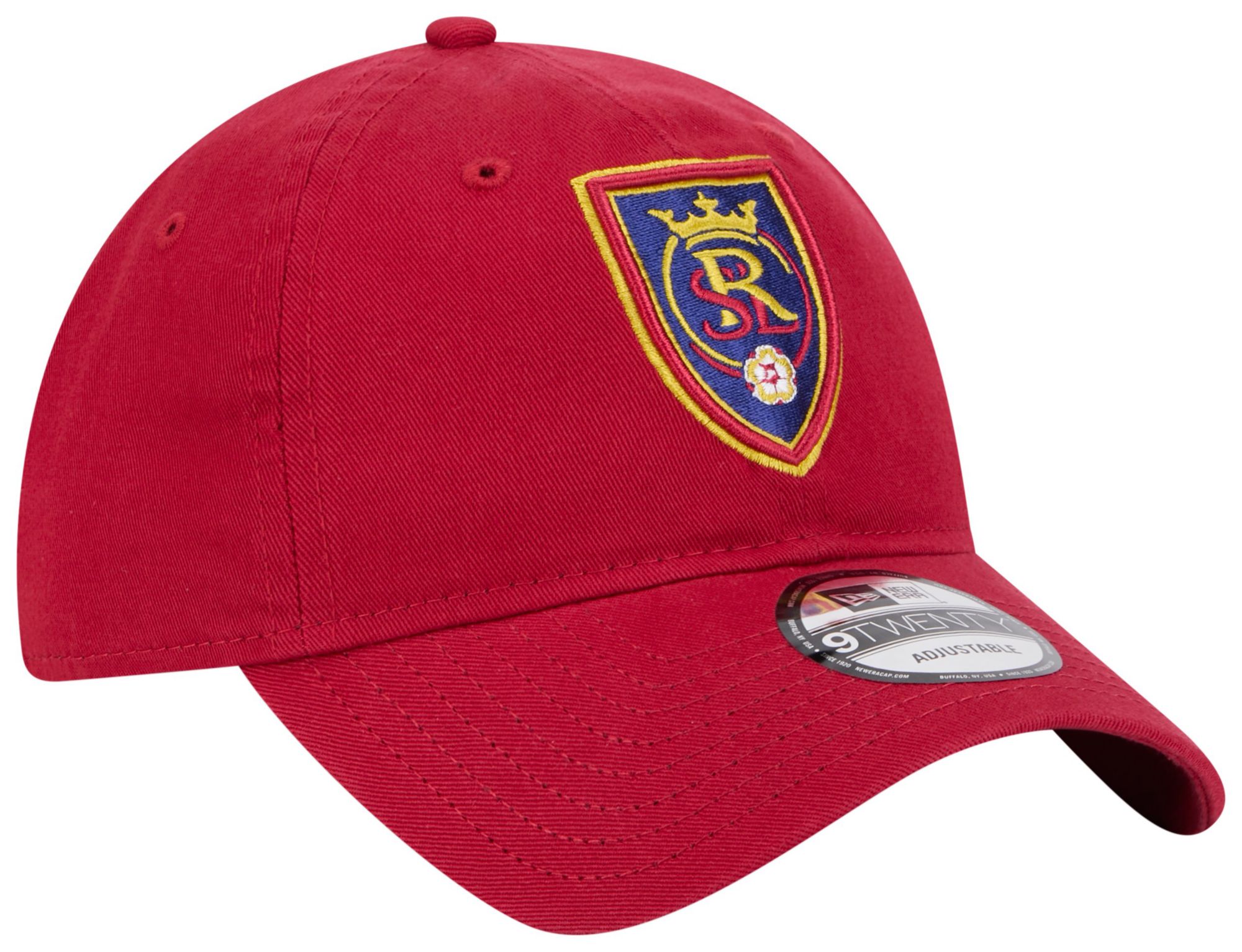 New Era Adult Real Salt Lake 2024 Core Logo 9Twenty Red Adjustable Hat product image