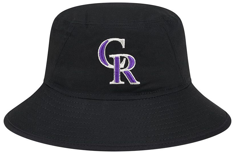 New Era Adult Colorado Rockies Black Evergreen Bucket Hat product image