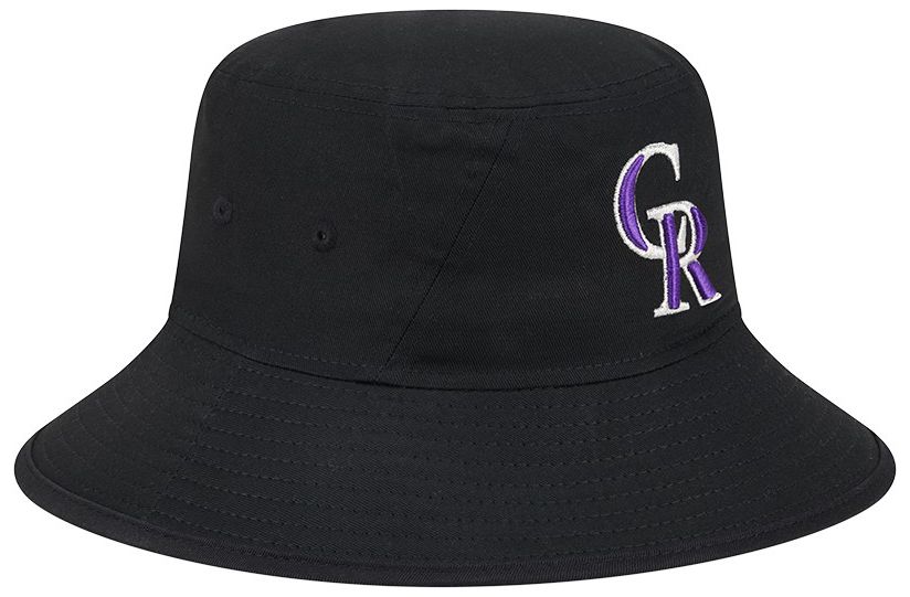 New Era Adult Colorado Rockies Black Evergreen Bucket Hat product image