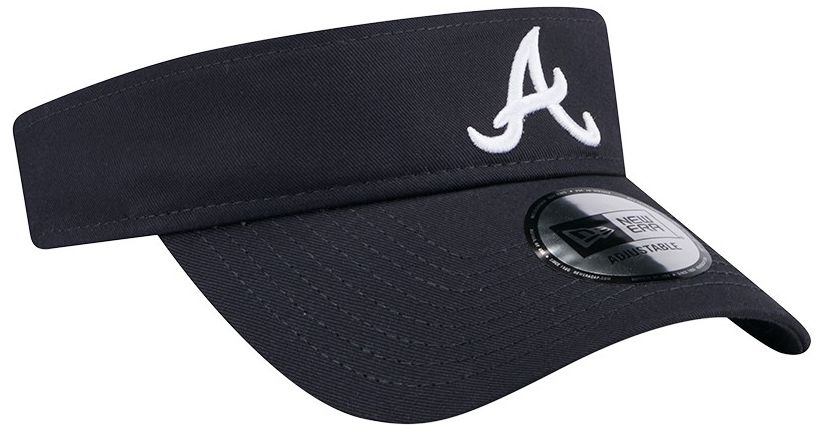 New Era Adult Atlanta Braves Navy Evergreen Visor product image