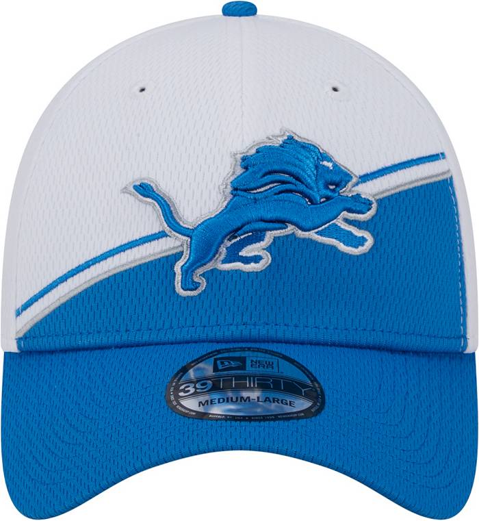 New Era Men's Detroit Lions 2023 Sideline Team Color 39Thirty Stretch Fit  Hat