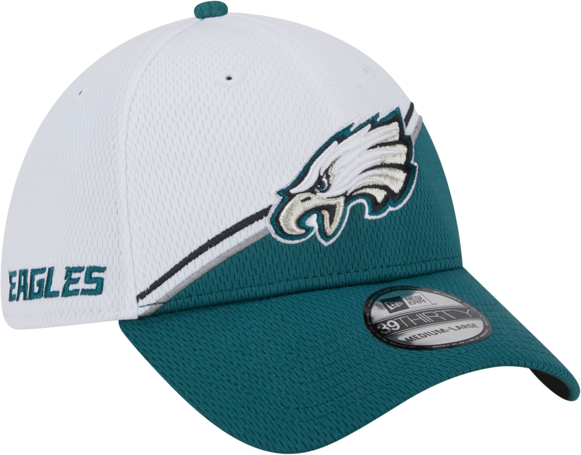 New Era Men's Philadelphia Eagles 2023 Sideline Team Color 39Thirty Stretch Fit Hat