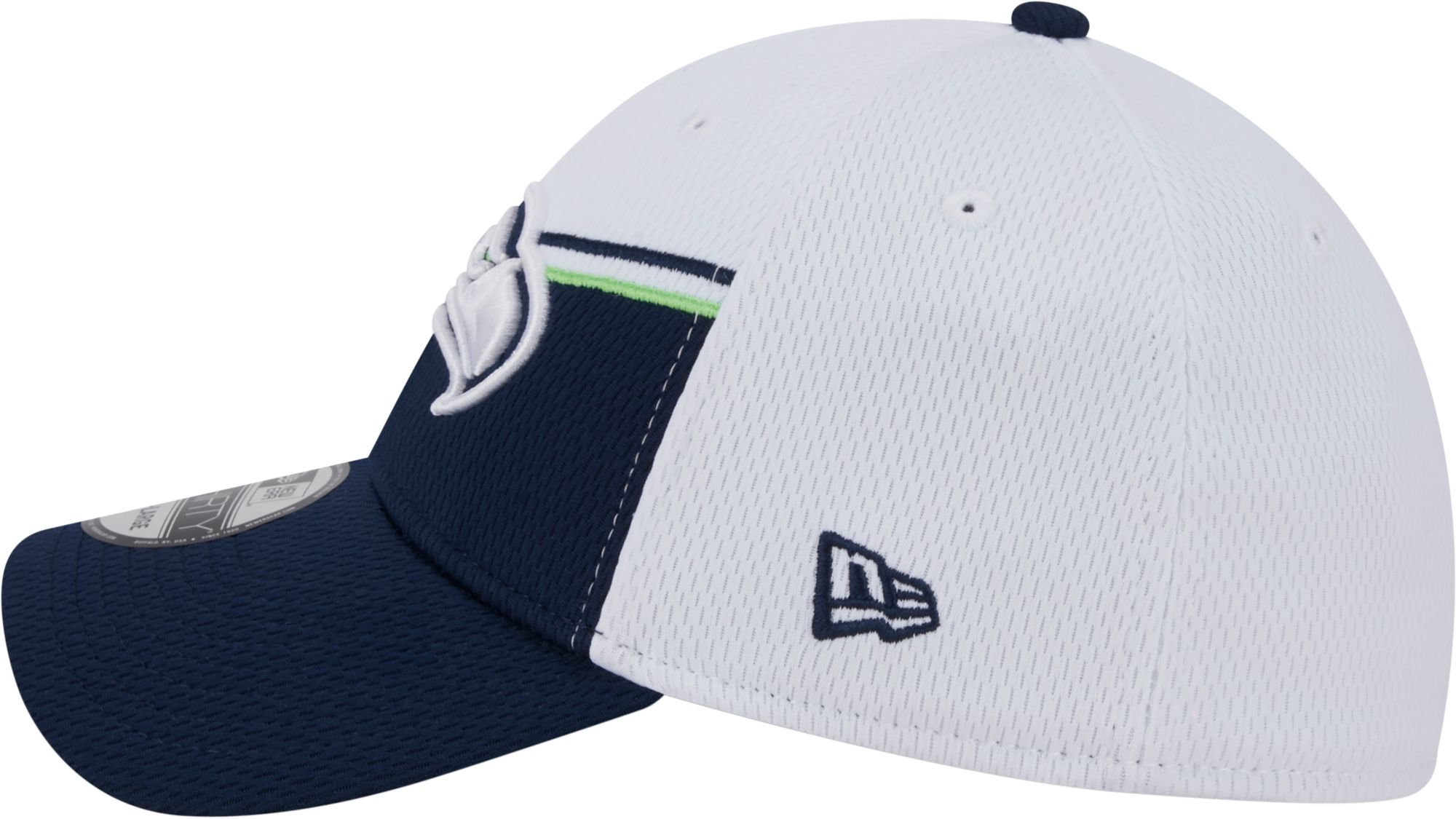 New Era Men's Seattle Seahawks 2023 Sideline Team Color 39Thirty Stretch Fit Hat