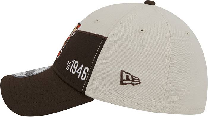 Men's New Era Brown Cleveland Browns 2022 Sideline Brownie The Elf 59FIFTY  Historic Fitted Hat