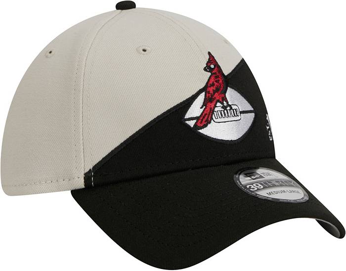 New Era Men's Arizona Cardinals Top Visor 39Thirty Black Stretch Fit Hat