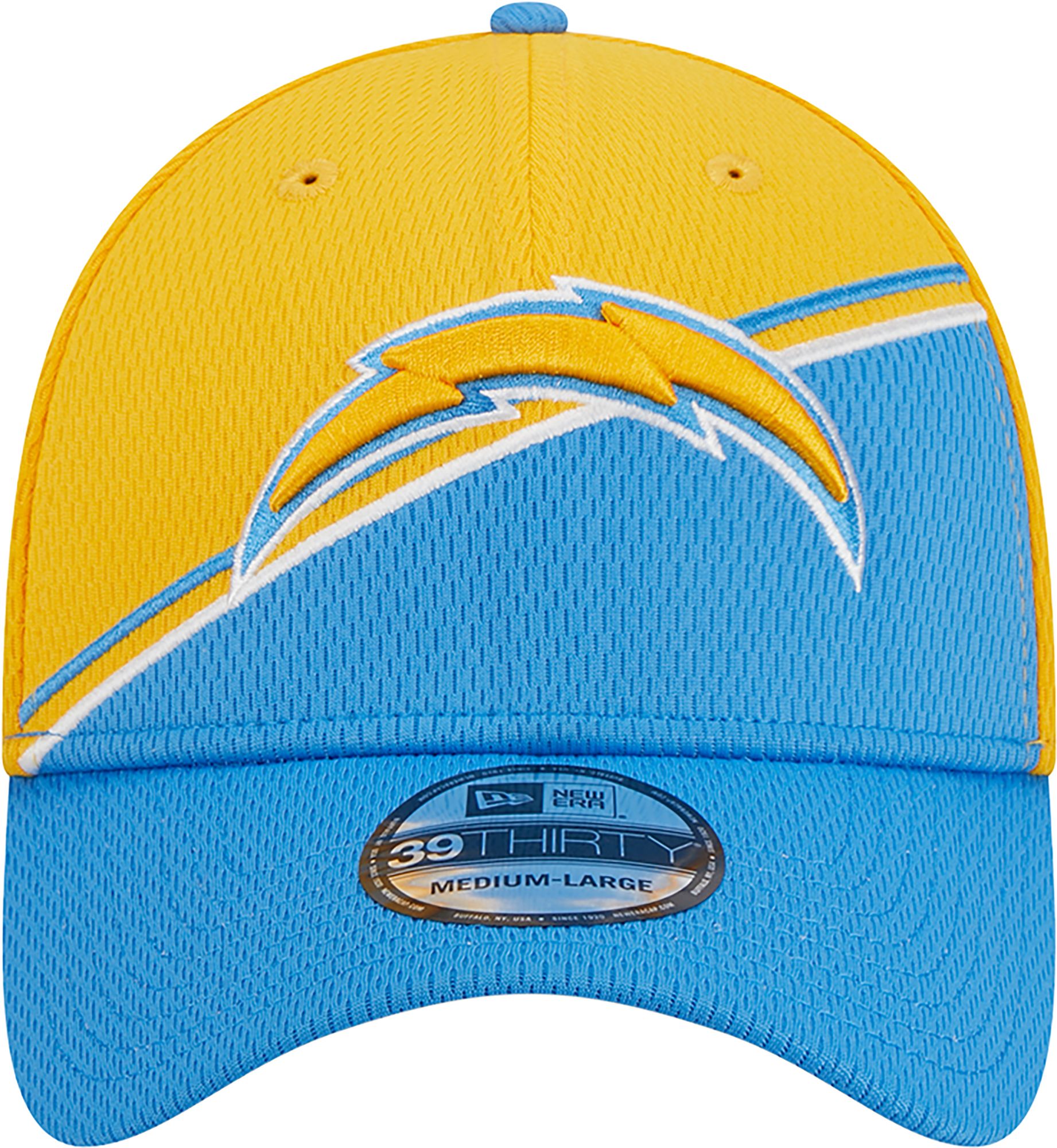 New Era Men's Los Angeles Chargers 2023 Sideline Alternate Blue 39Thirty Stretch Fit Hat