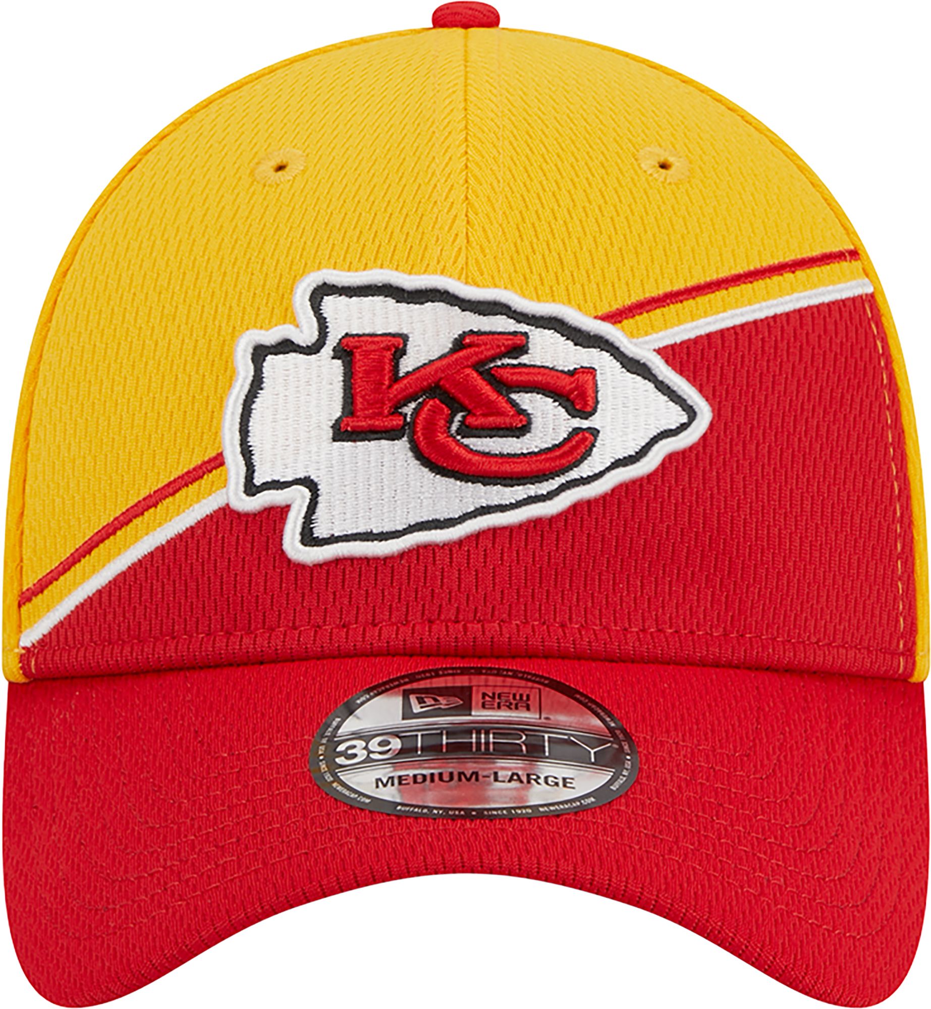 New Era Men's Kansas City Chiefs 2023 Sideline Alternate Red 39Thirty Stretch Fit Hat