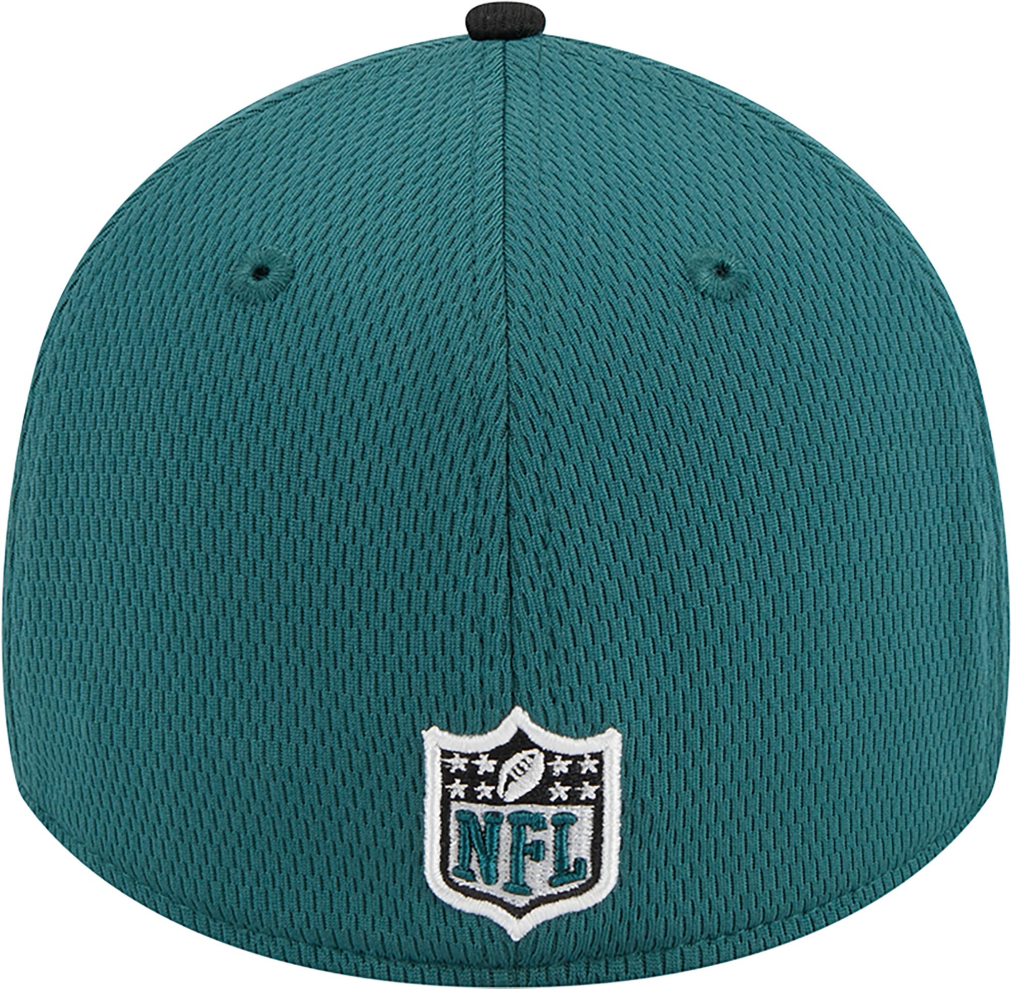 New Era Men's Philadelphia Eagles 2023 Sideline Alternate Dark Green 39Thirty Stretch Fit Hat