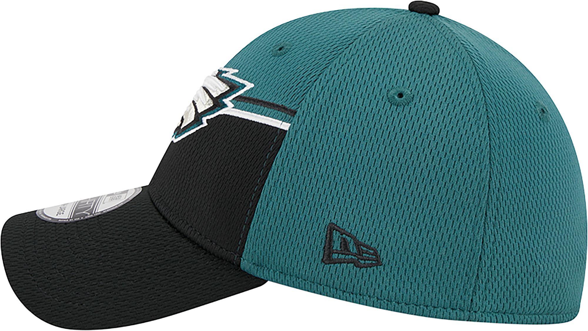 New Era Men's Philadelphia Eagles 2023 Sideline Alternate Dark Green 39Thirty Stretch Fit Hat