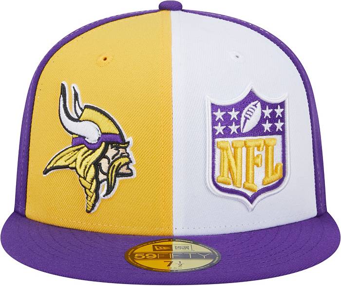 New Era Men's Minnesota Vikings 2023 Sideline Pinwheel 59Fifty