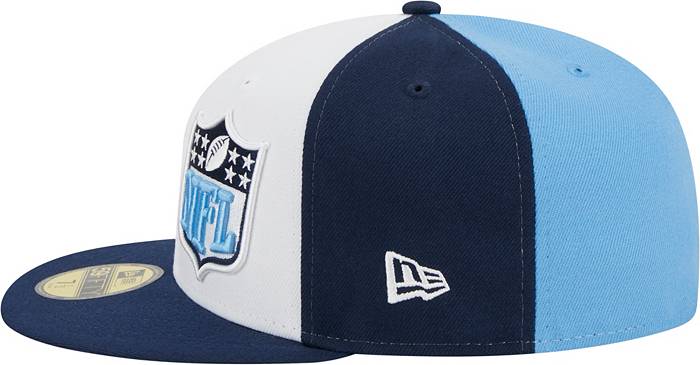 New Era Men's Tennessee Titans 2023 Sideline Pinwheel 59Fifty Fitted Hat