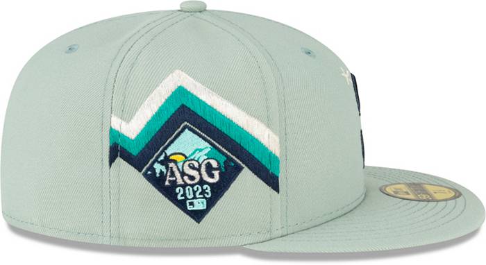 New Era 59FIFTY Seattle Mariners 2023 All Star Game Patch Logo Hat - Tan, Maroon, Gold Tan/Maroon/Gold / 7 1/8