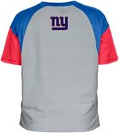 New Era Women's New York Giants Color Block Grey T-Shirt product image