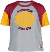 New Era Women's Washington Commanders Color Block Grey T-Shirt product image