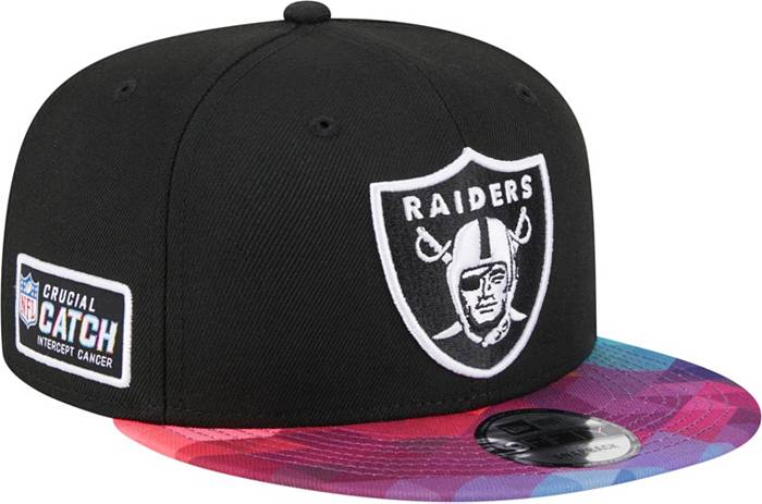 Las Vegas Raiders New Era 2022 NFL Crucial Catch Knit Hat - Pink