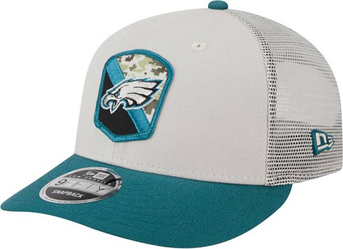 Philadelphia Eagles 2023 Salute to Service Low Profile 9FIFTY Snapback Hat, Gray, NFL by New Era