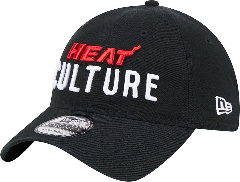 New Era Adult 2023-24 City Edition Miami Heat 9Twenty Adjustable Hat