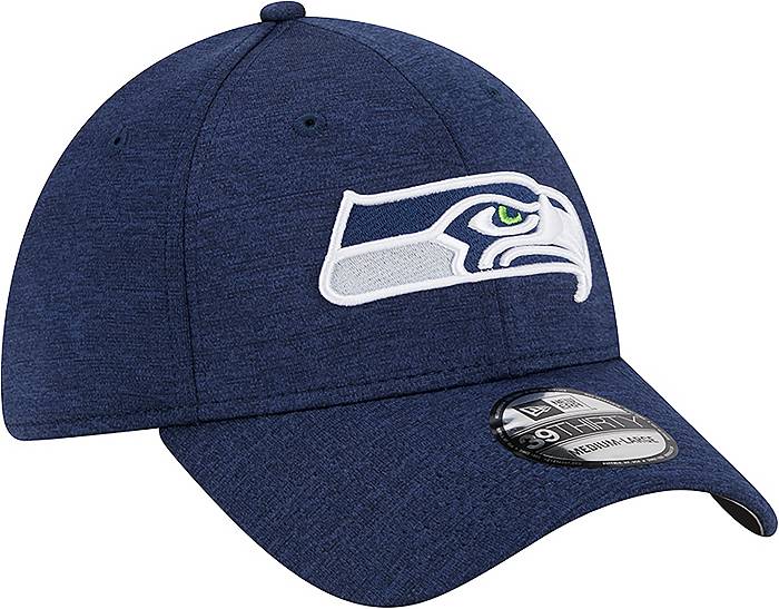 New Era Men's Seattle Seahawks Classic 39THIRTY Stretch Fit Hat - Chrome - S/M Each