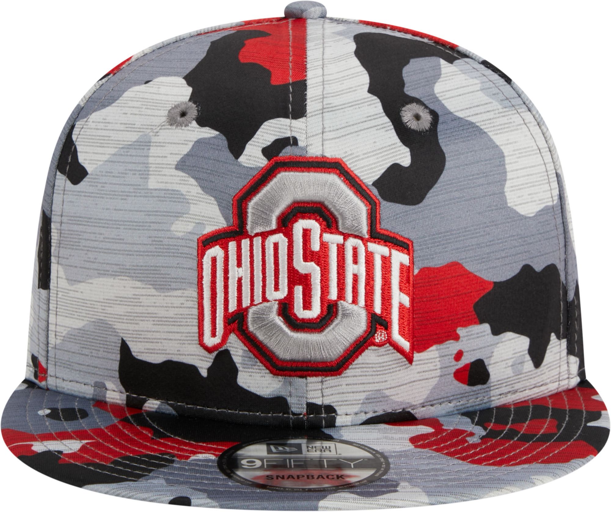 New Era Men's Ohio State Buckeyes Camo 9Fifty Adjustable Hat