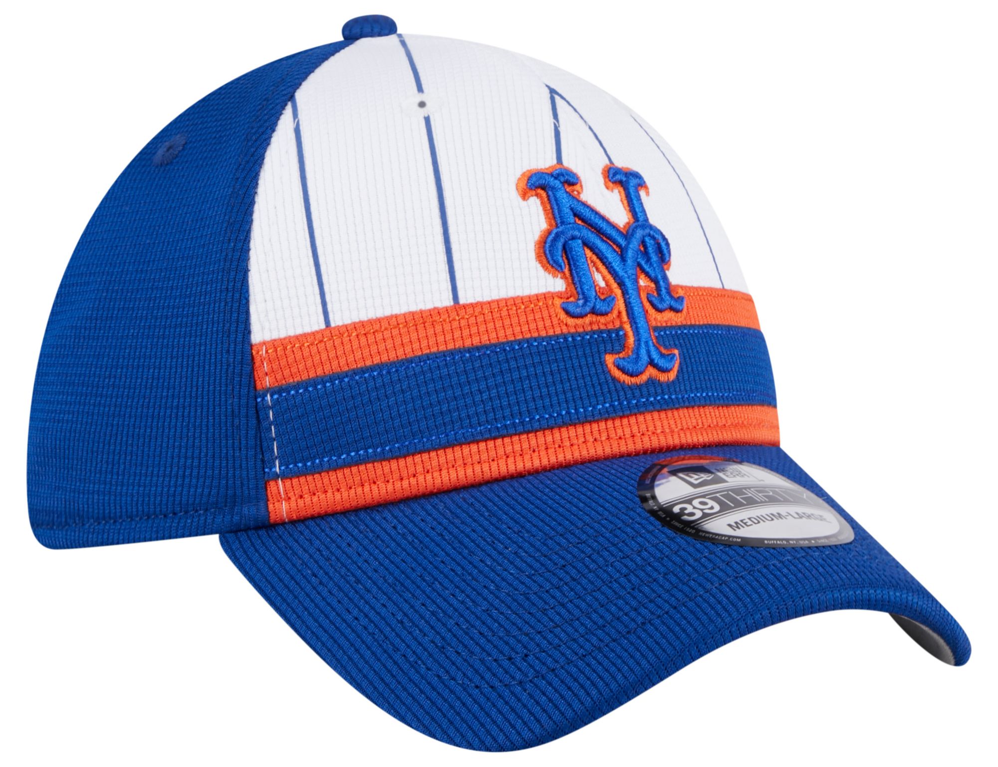 New Era Adult New York Mets Batting Practice Blue 39Thirty Stretch Fit Hat product image