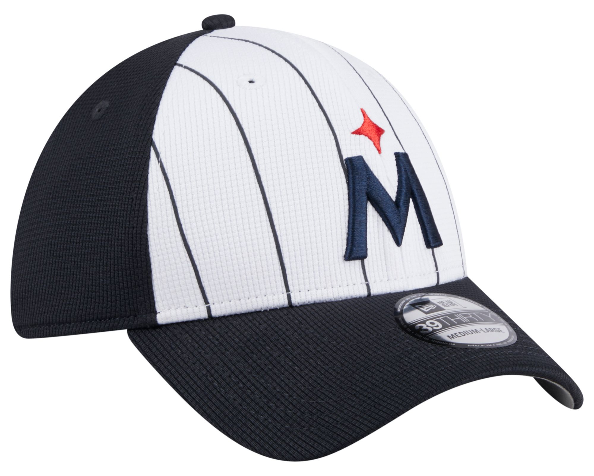 New Era Adult Minnesota Twins Batting Practice Navy 39Thirty Stretch Fit Hat product image