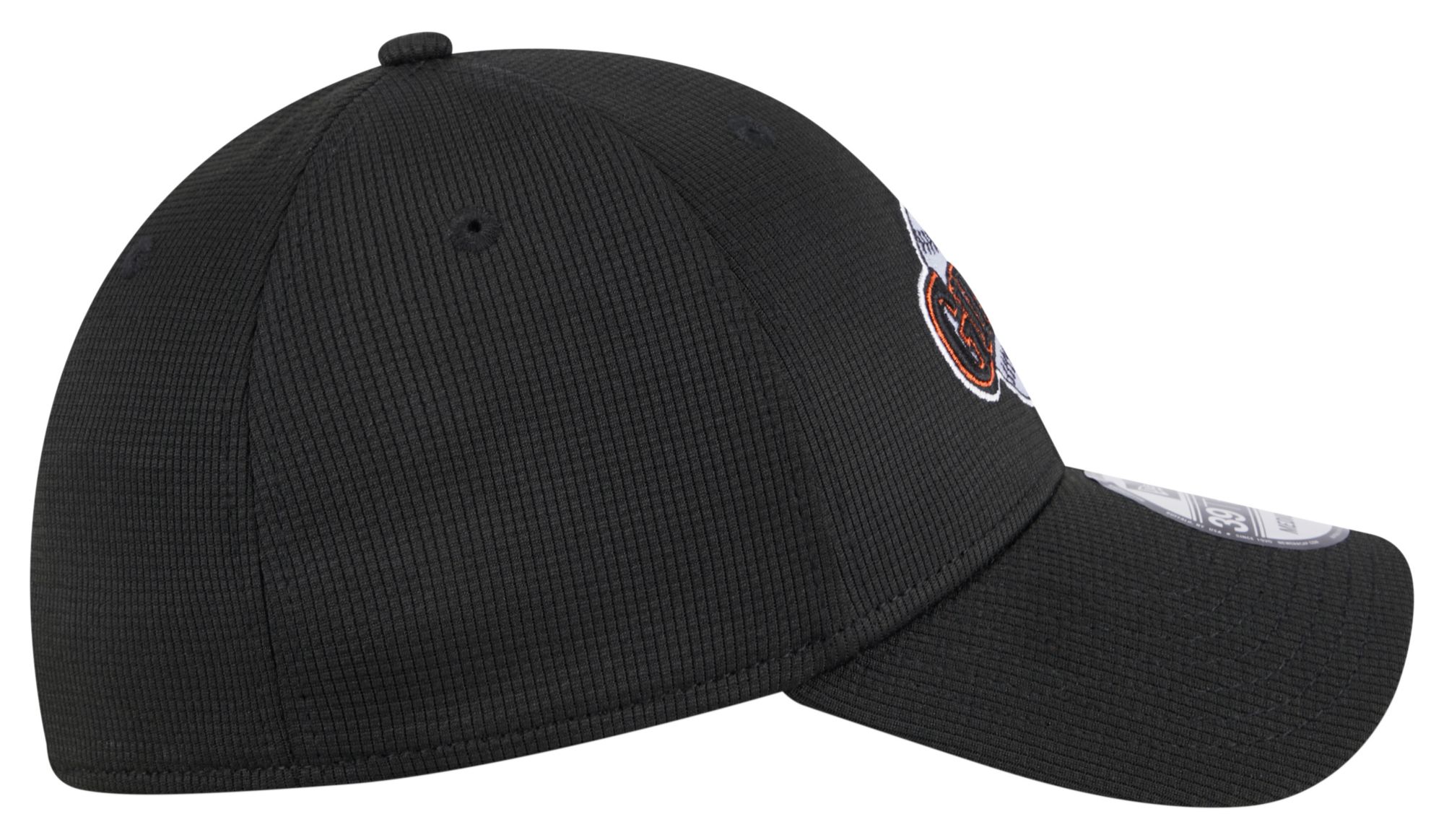 New Era Adult San Francisco Giants Batting Practice Black 39Thirty Stretch Fit Hat product image