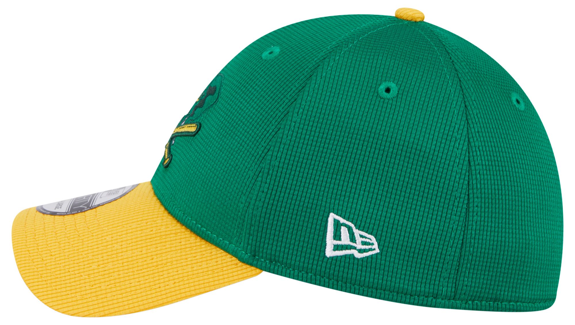 New Era Adult Athletics Batting Practice Dark Green 39Thirty Stretch Fit Hat product image