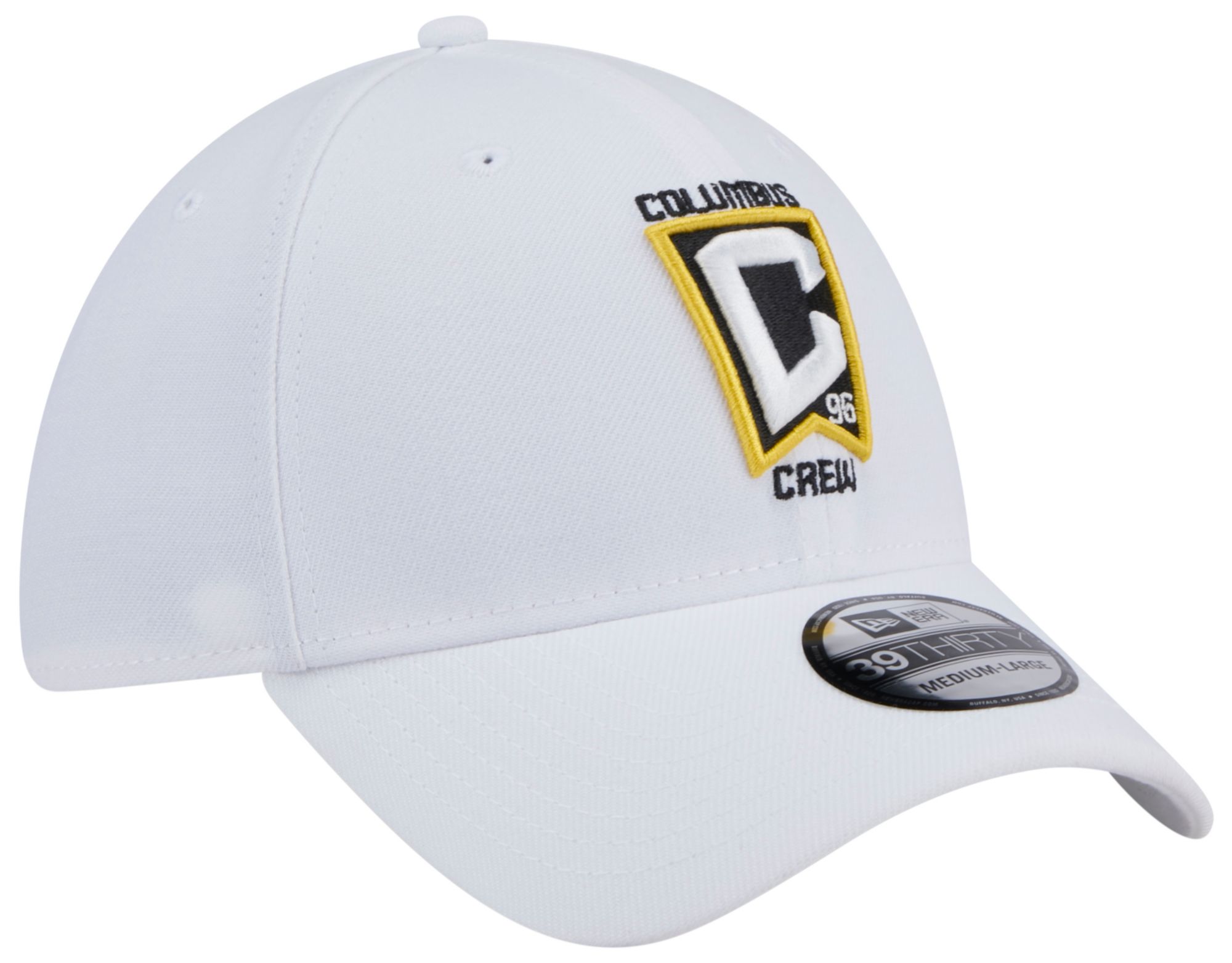New Era Adult Columbus Crew White Logo 39Thirty Flexfit Hat product image