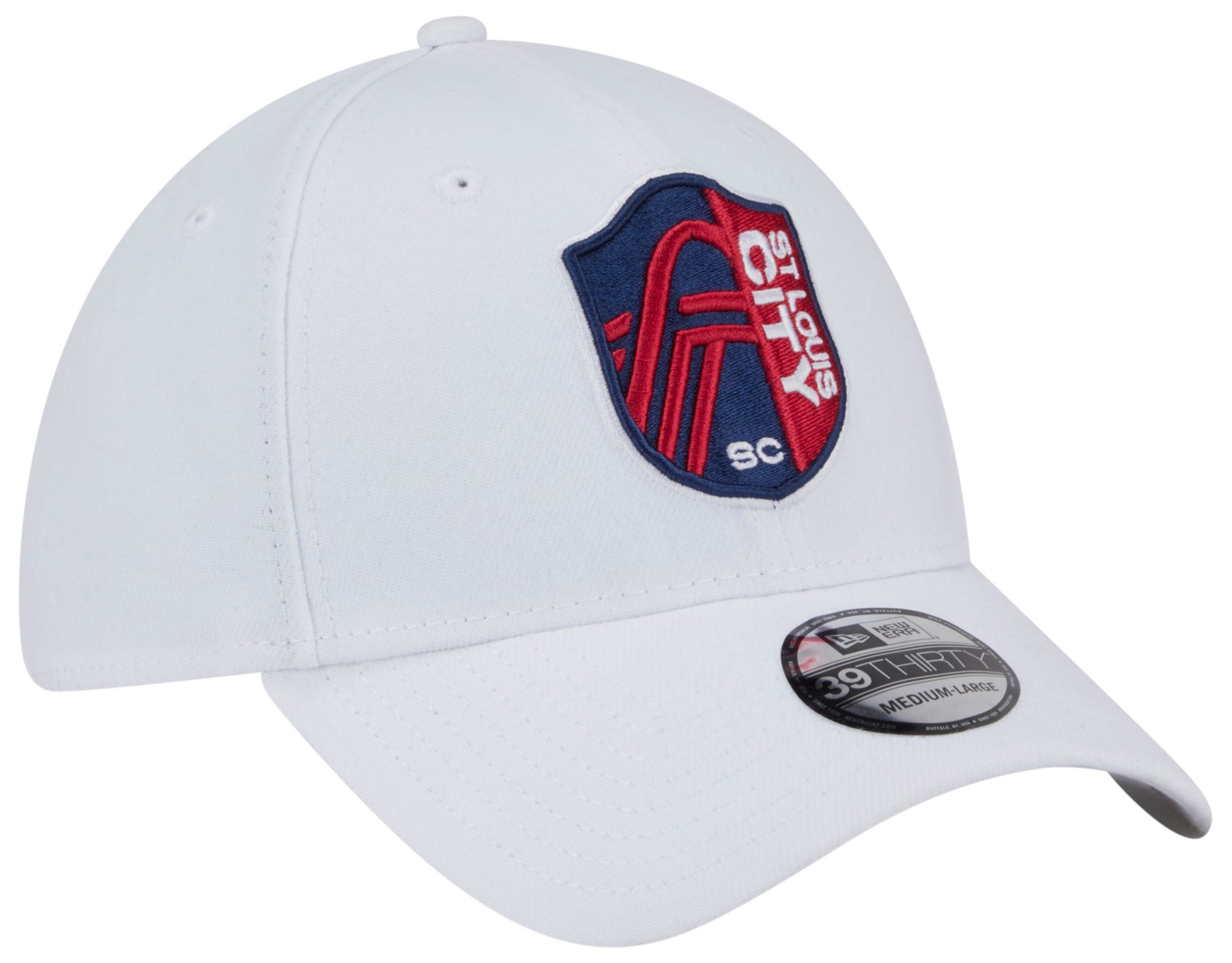 New Era Adult St. Louis City SC White 39Thirty Stretch Fit Hat product image