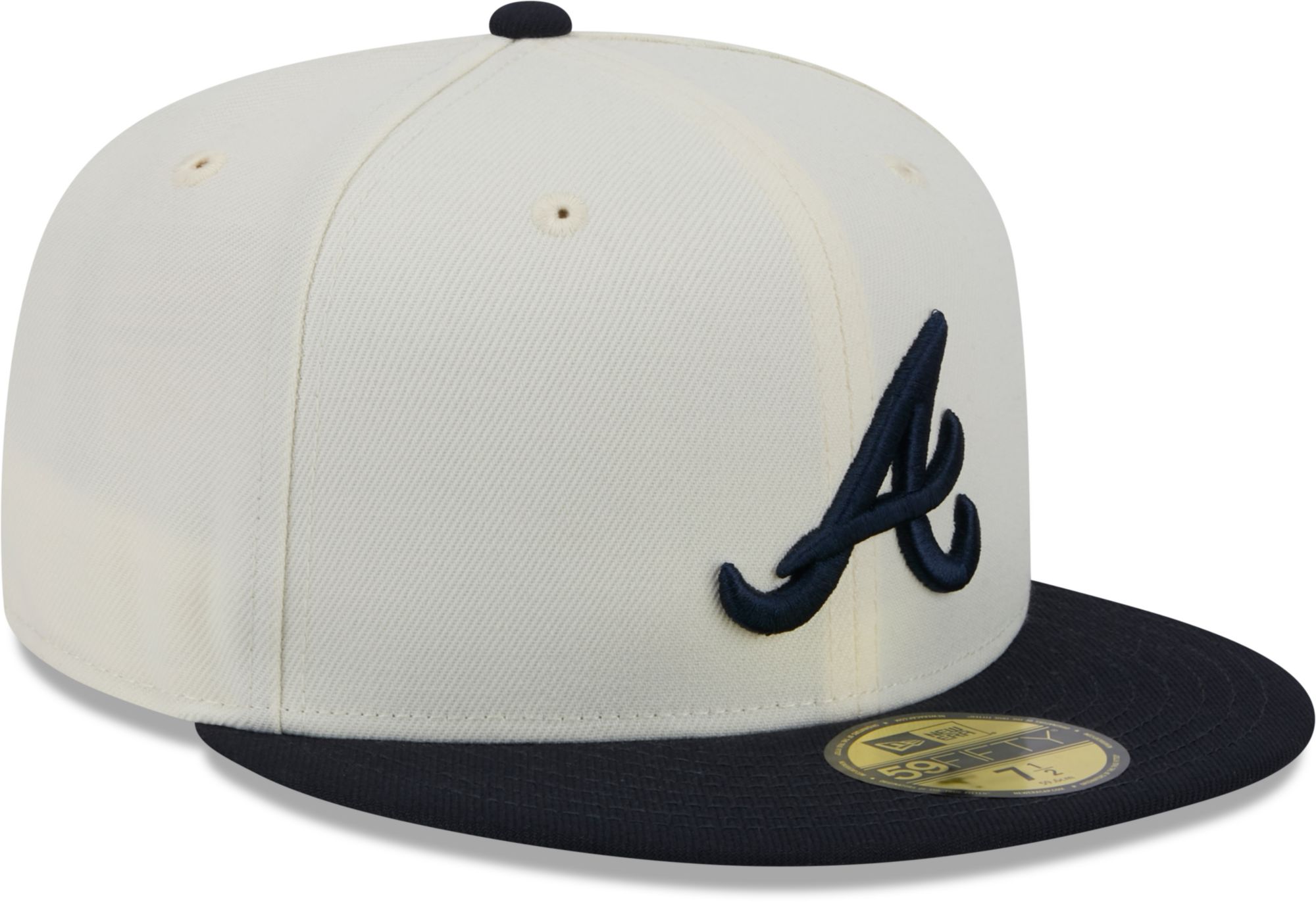 New Era Adult Atlanta Braves Navy Evergreen 59Fifty Fitted Hat product image