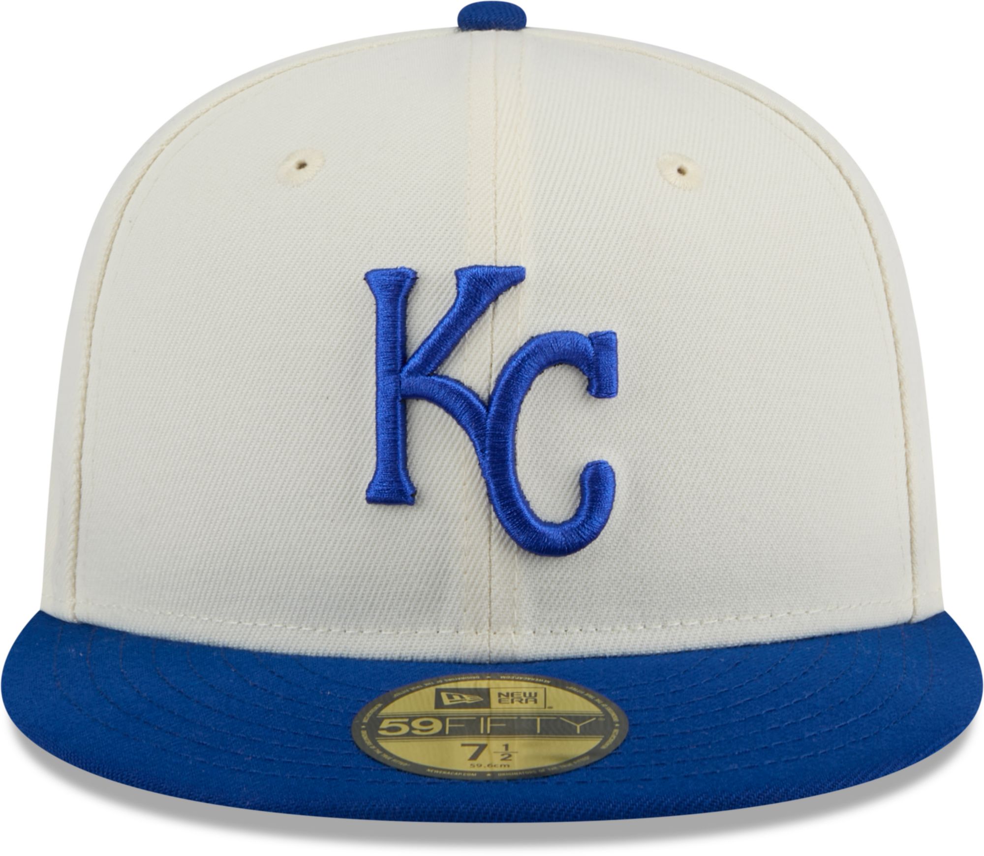 New Era Adult Kansas City Royals Royal Blue Evergreen 59Fifty Fitted Hat product image