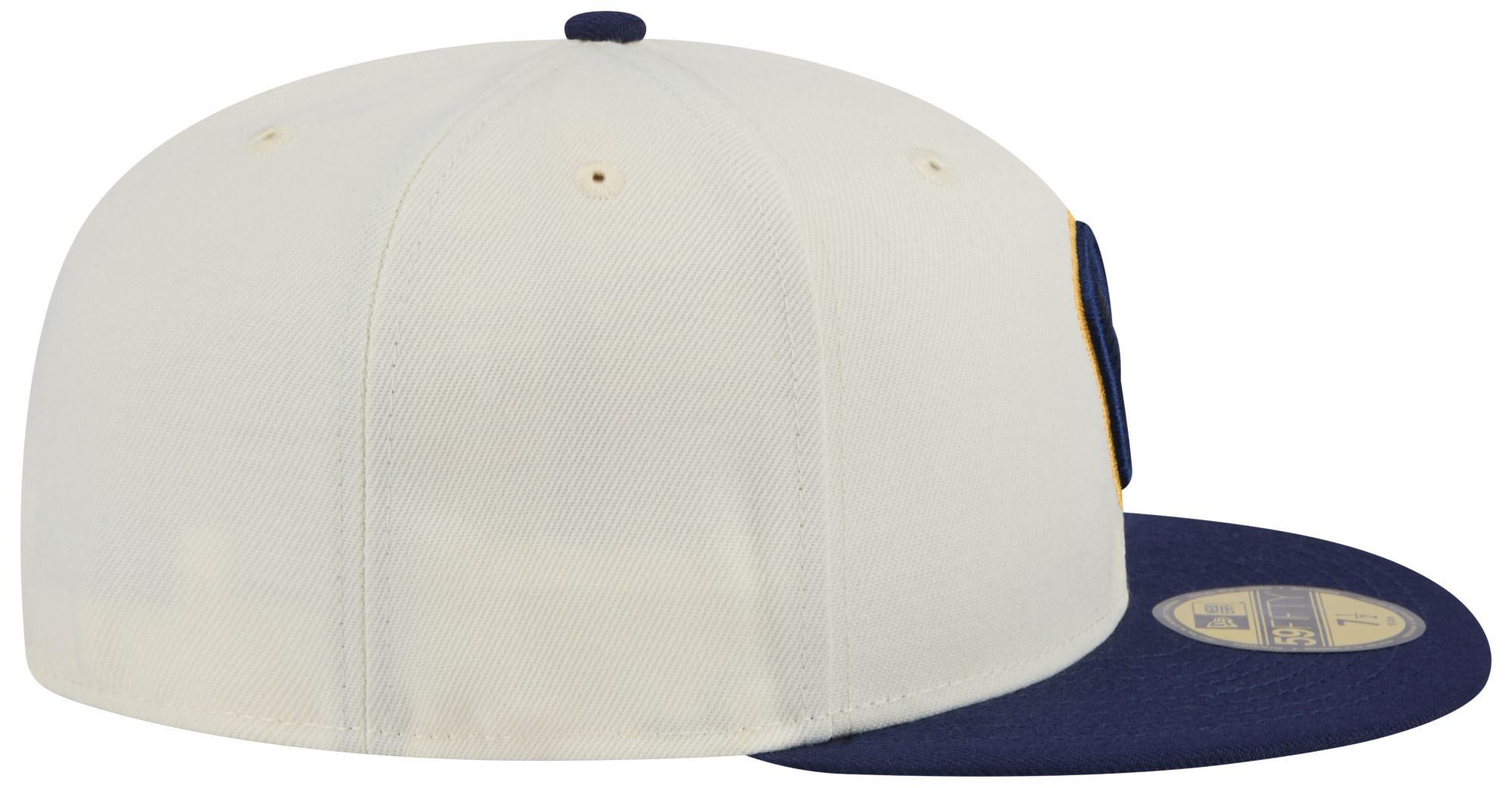 New Era Adult Milwaukee Brewers Navy Evergreen 59Fifty Fitted Hat