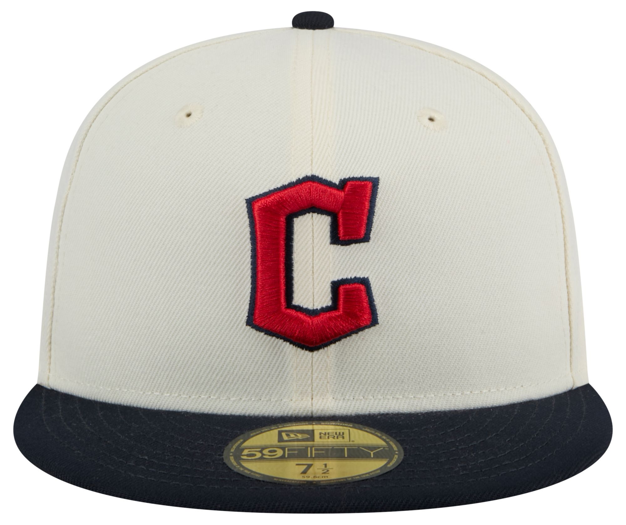 New Era Adult Cleveland Guardians Red Evergreen 59Fifty Fitted Hat product image
