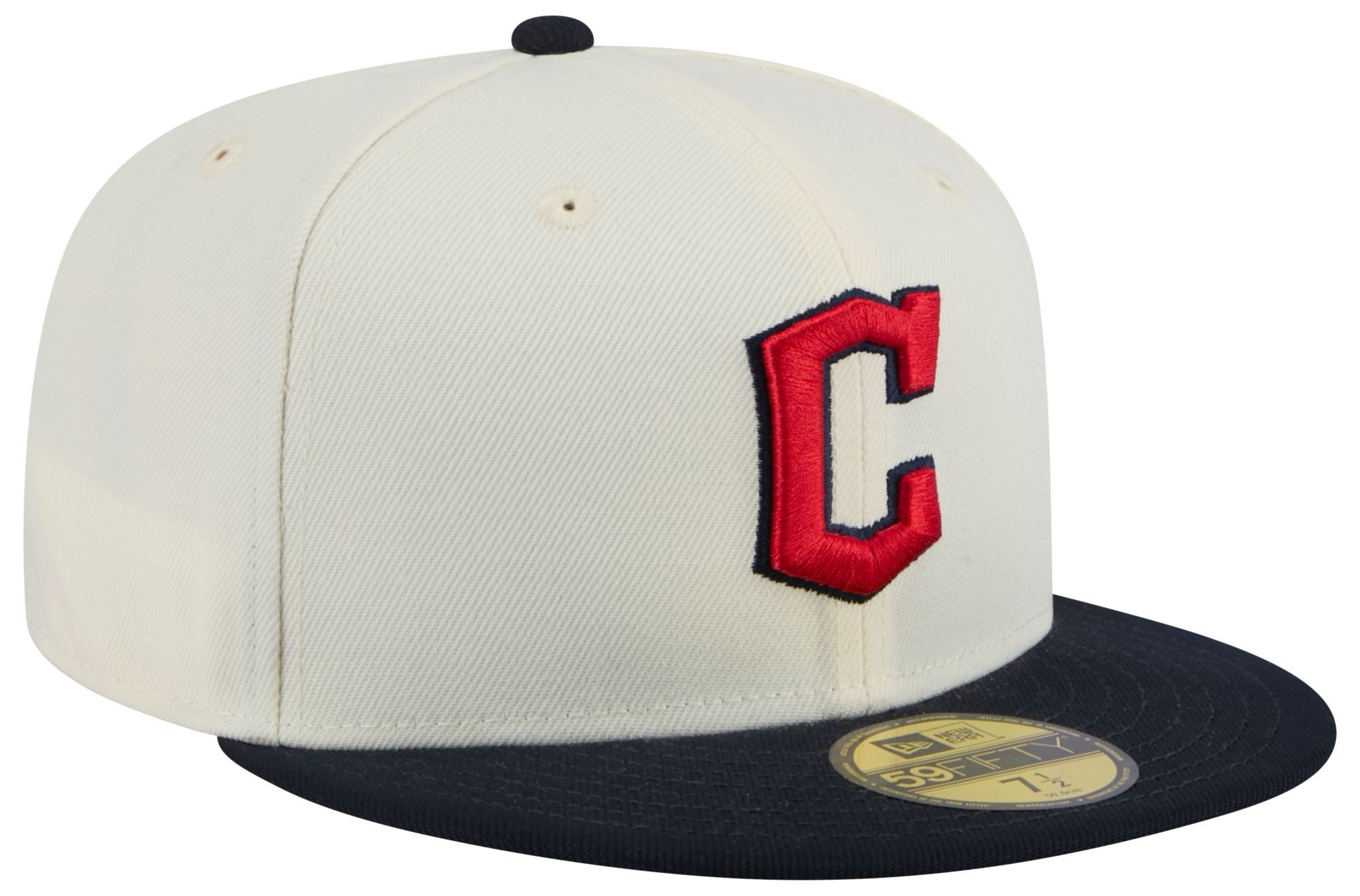 New Era Adult Cleveland Guardians Red Evergreen 59Fifty Fitted Hat product image