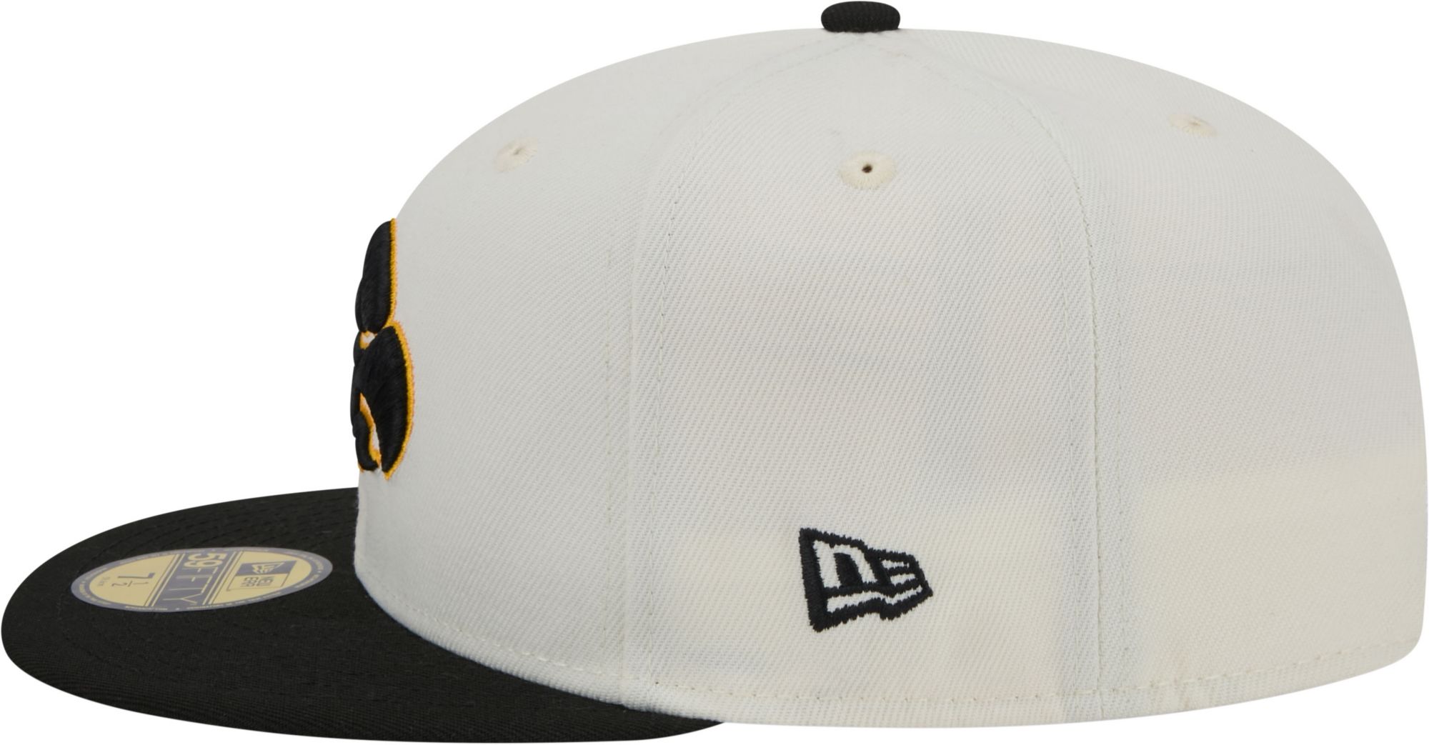 New Era Men's Iowa Hawkeyes White 59Fifty Fitted Hat product image