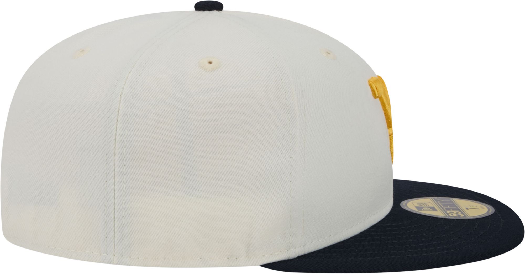 New Era Men's West Virginia Mountaineers White 59Fifty Fitted Hat product image